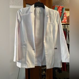 Figs short lab coat
